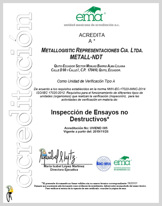 Certificación